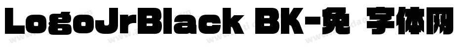 LogoJrBlack BK字体转换